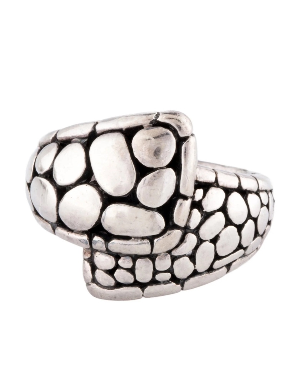 John Hardy Sterling Silver Designer Ring – Size 6